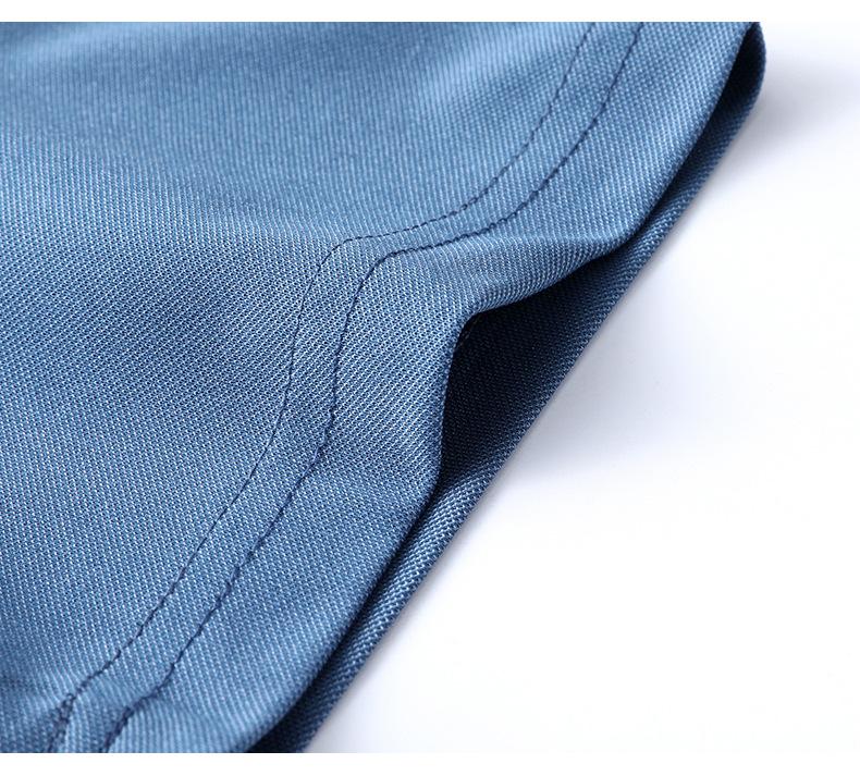 Product Introduction of Short Sleeve Polo Shirt, Summer Cool Pocket Design, Men's T-Shirt, Slim Fit, Fashion, Plain 14
