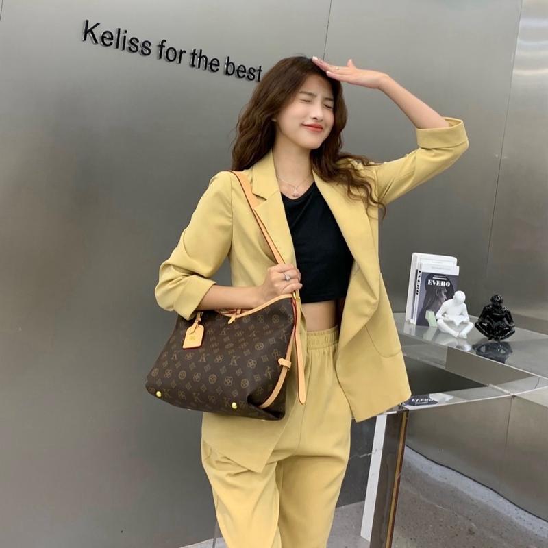 6868 Túi xách Da mềm UK đeo vai đeo chéo kèm ví trẻ trung túi kẹp trẻ trung lịch lãm Bag - bảo hành 1 năm về da