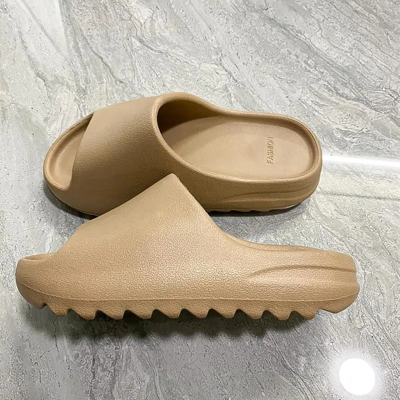 Dép nam nữ quai ngang đế cao 5cm Slide nhám phom chuẩn - dép bánh mì đế cao bản cao cấp Slipper DéP Đế Bằng Cao Su Jean Hoa 0