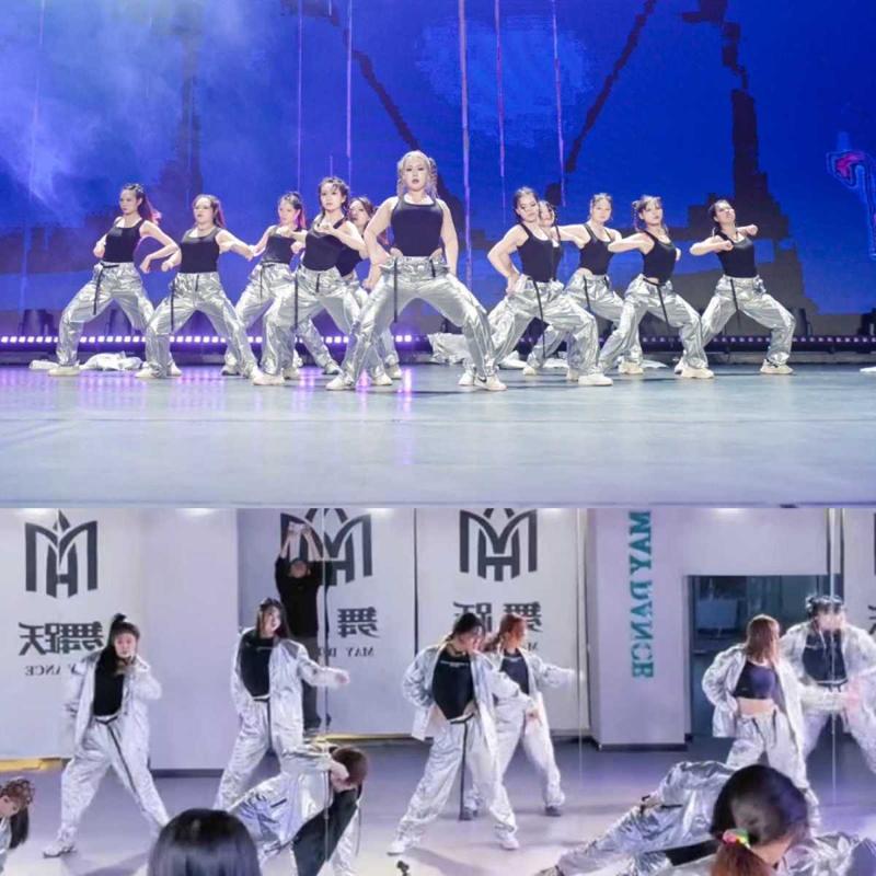 Product Introduction of New Korean Girl Group Style Jazz Dance Korean Dance Costume Hip-Hop JAZZ Performance Outfit Street Dance Set Trendy 19