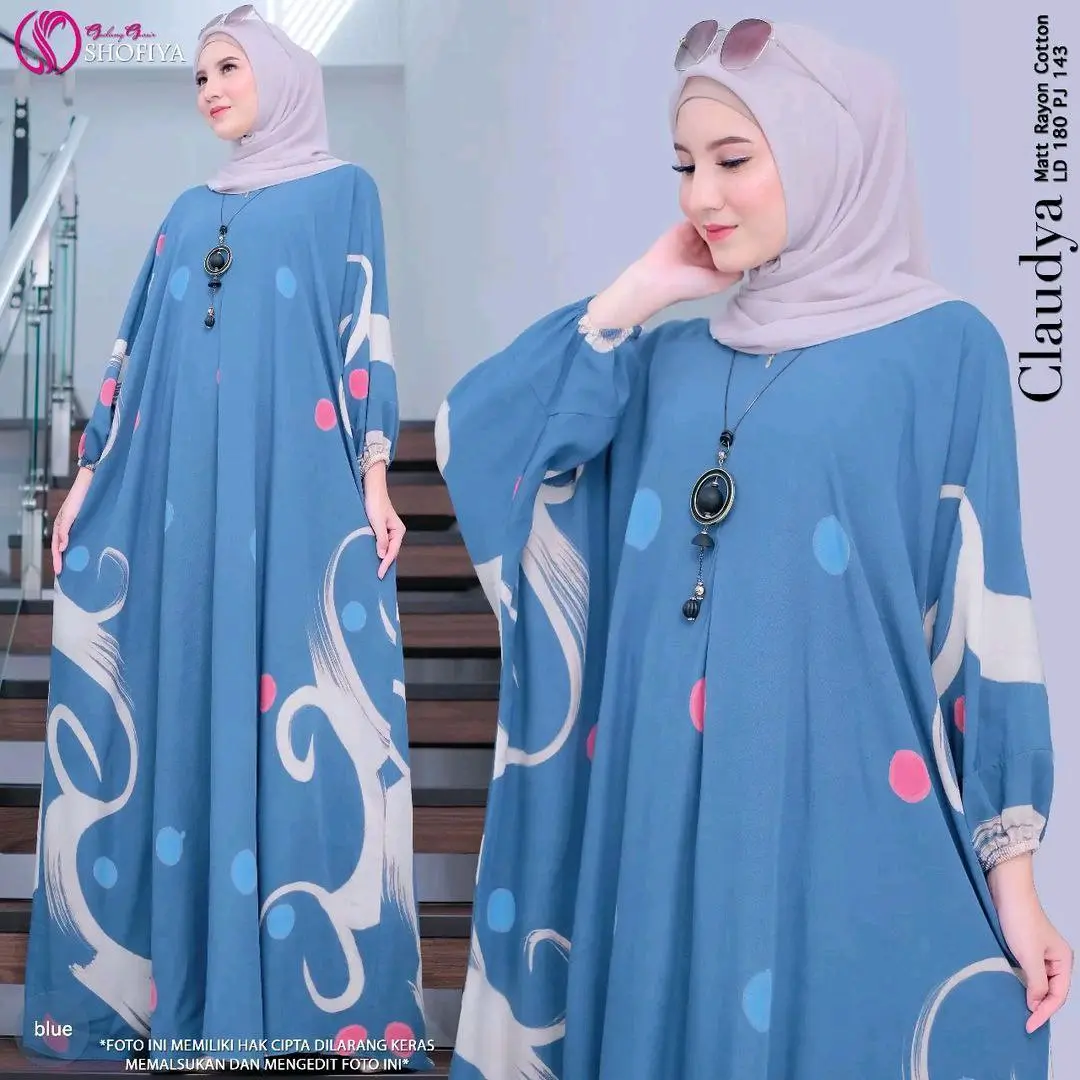 KAFTAN RAYON PREMIUM BUSUI JUMBO MOTIF SOFIYA