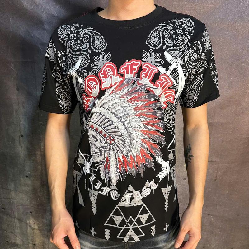 Áo thun hoa văn hình thổ dân