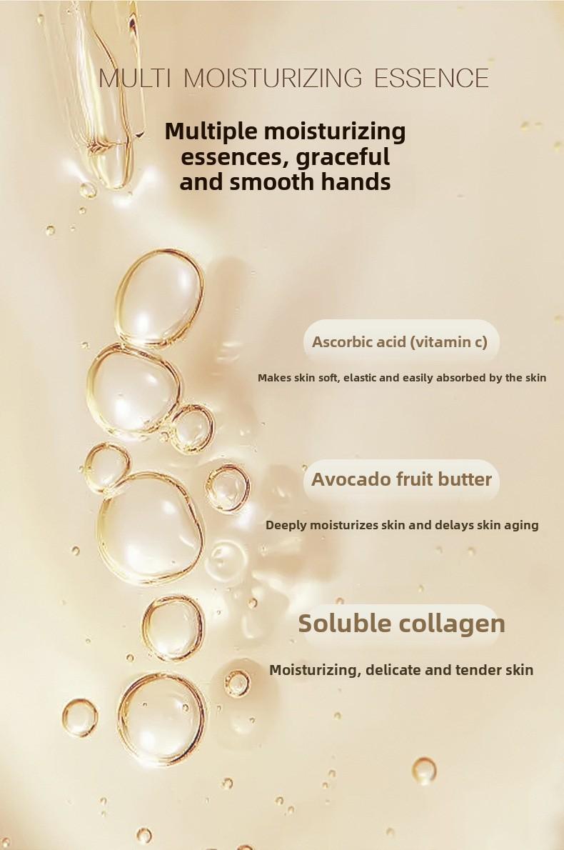 Product Introduction of MIZUO Collagen Hand Cream Rose Water Fig Moisturizing Gift for Women 4