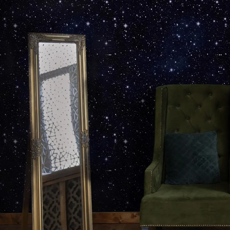 Starry Sky Pattern Wallpaper, 1 Count Self Adhesive Removable Waterproof Wallpaper, Decorative Wall Sticker for Home Living Room Bedroom 3