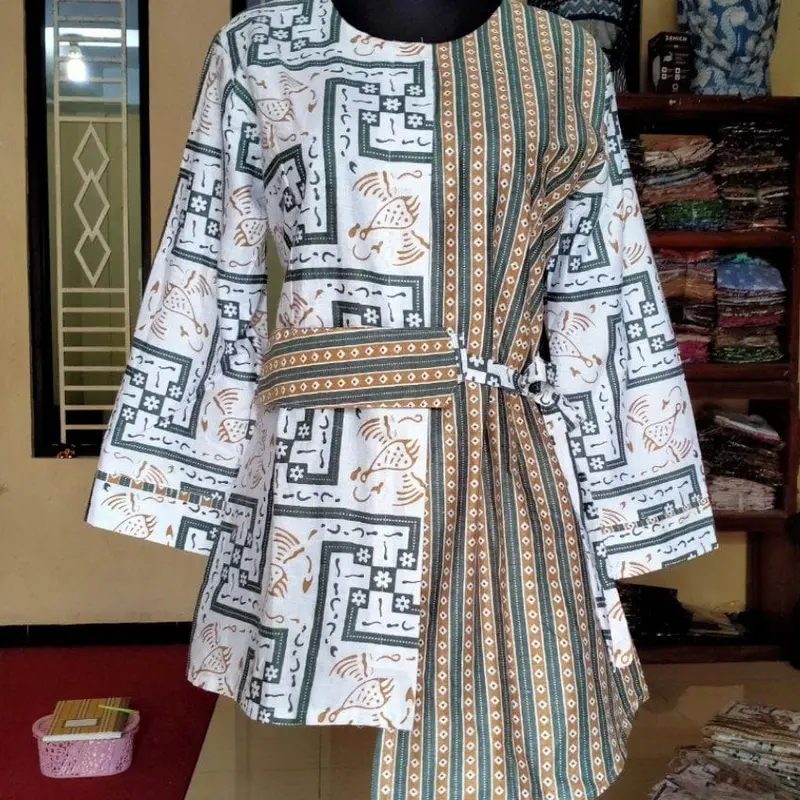Blouse Songket Atasan Batik Jumbo Baju Busui Baju Busui 3