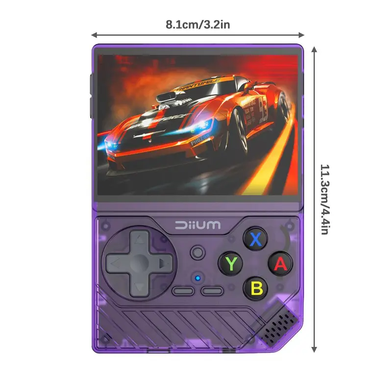 D008 Pocket Gaming Console, 64G/128G Portable Retro Arcade Game, Nostalgia 3D Pocket Gaming Console, Birthday Gift for Boys & Girls, Christmas Gift 1