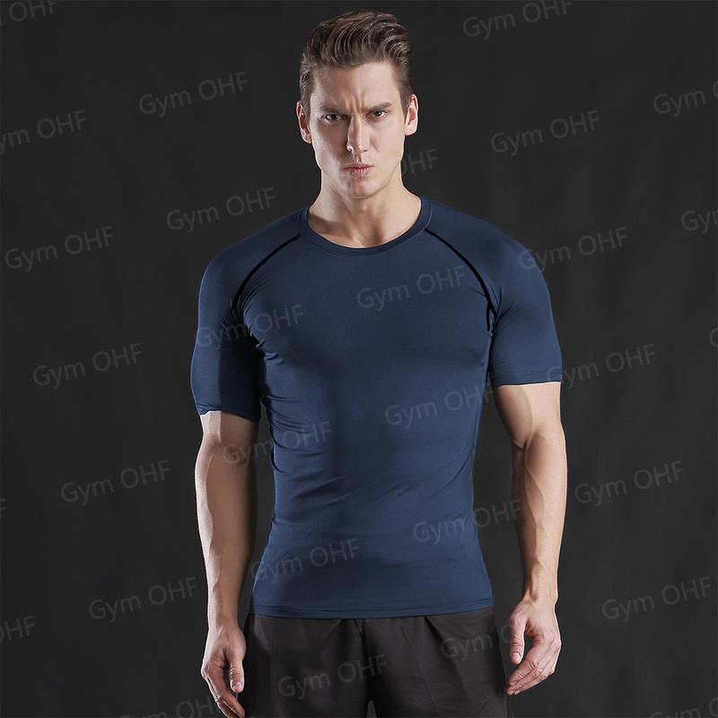 Product Introduction of Sports Fitness Suit Quick Drying Compression Elastic Long Sleeve Summer Long Sleeve Pants Track and Field Training Wear for Men and Women Comfortable, Convenient and Breathable 18