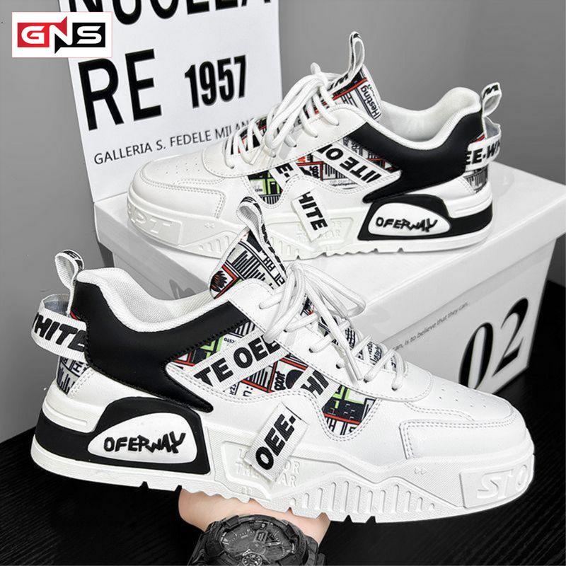 Giày Nam GNS M233, Giày Thể Thao Nam Sneaker Thoáng Khí Kiểu Dáng Thời Trang Dễ Phối Đồ