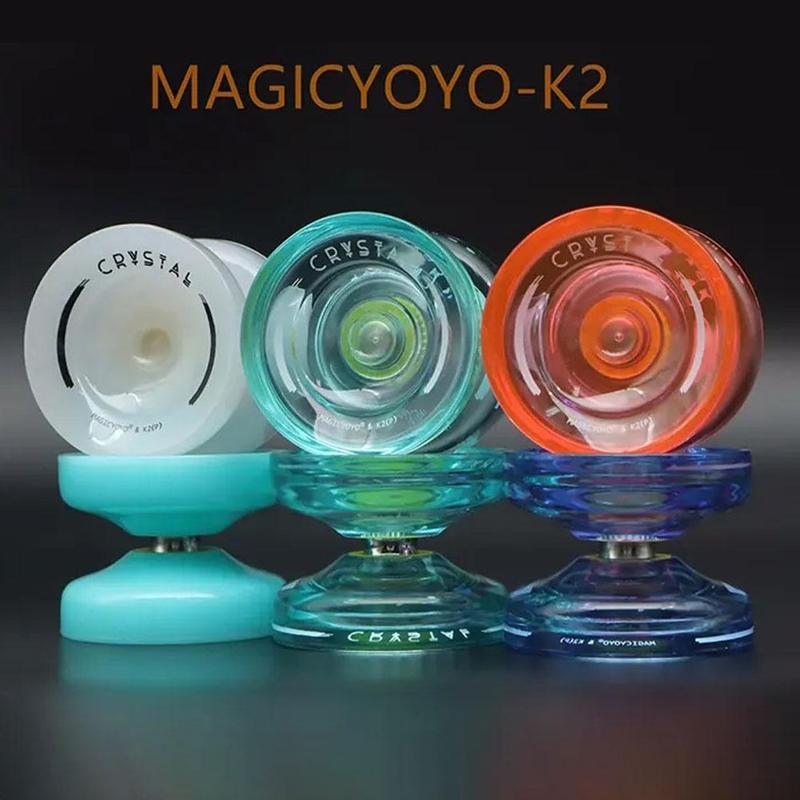 Product Introduction of Magic Yoyo K2 Responsive Yoyos For Kids Transparent Looping Play Beginner Yoyo With Narrow Bearing Steel Axle ABS Body 21