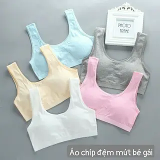 Bra /Áo Lá Học Sinh Mút Mỏng tone màu nhẹ nhàng freesize