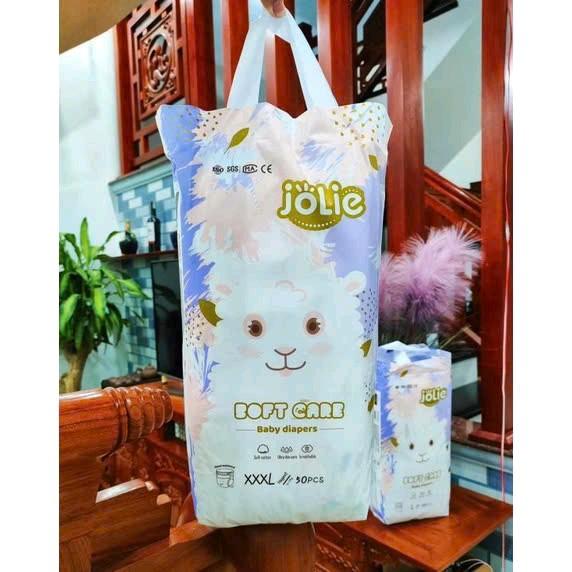 bỉm JOLIE combo dùng thử 1 bịch bỉm quần bỉm dán 50 miếng đủ size cho các bé S-M-L-XL-2XL-3Xl-4XL 50 miếng bỉm quần bỉm quần Cho Bé