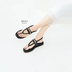 TheMoon.Store Erica sandals Wanita jepit sandal  flat Karet