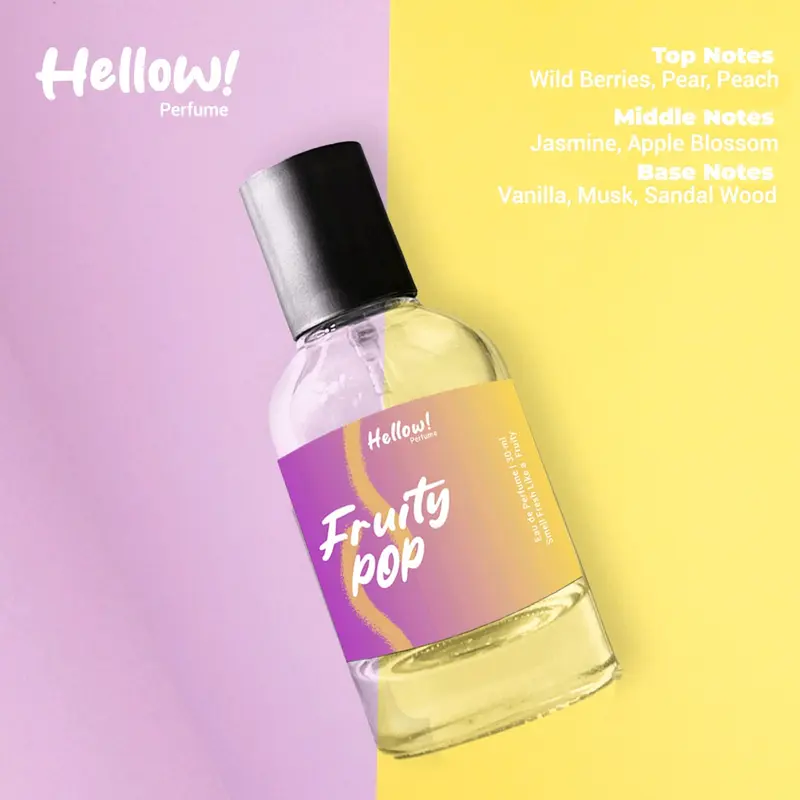 PARFUM FRUITY POP CEWE COWO PRIA WANITA BY HELLOW PERFUME PARFUME AROMA WANGI BUAH BUAHAN - 30ML 0