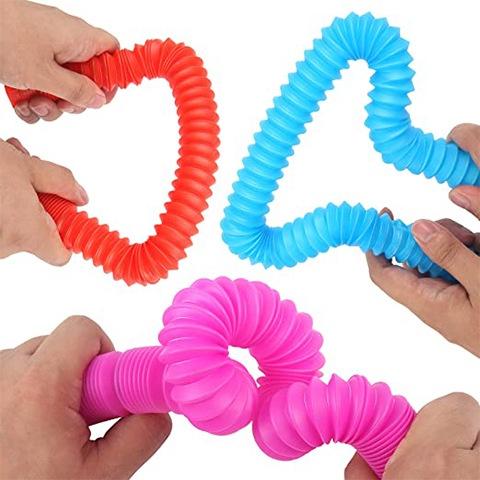 Mainan Pop Light Up Pipe Stick Pipa Selang Lampu Fidget Toy 3