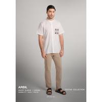 Gambar MOC - Kemeja Shanghai Lengan Pendek Arbil - White - S dari MOC Indonesia Kab. Pemalang 1 Tokopedia