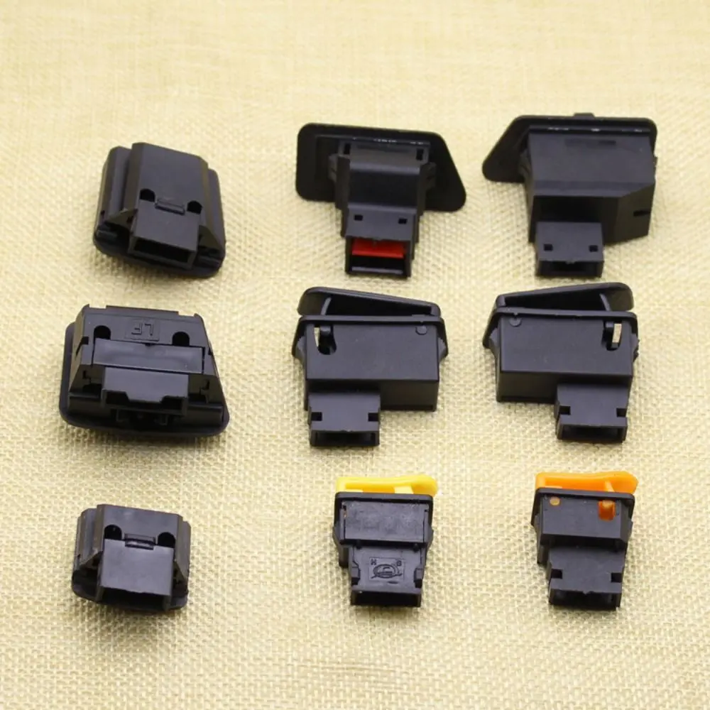 New Plastic Pedal Motorcycle Switch Black 9 Styles Electric Vehicle Parts Start Dimmer Switch Electric Bike Accessories