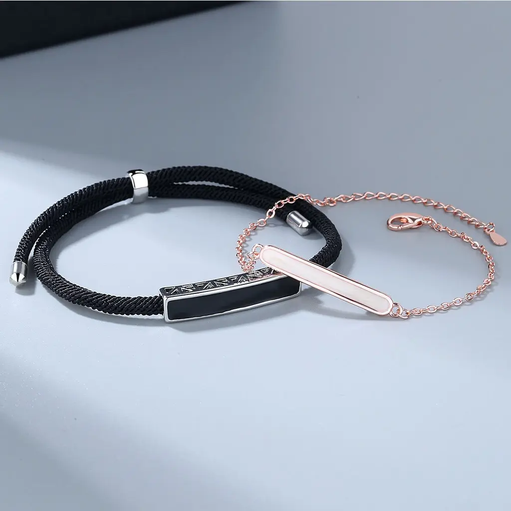 Together--- couple Original Arctic Deer Titanium Bracelets Jewellery