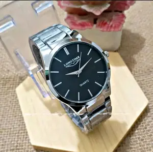 COD!Jam Tangan Pria Original Longtime Stainlees Steel 921 Analog Kemewahan Elegan