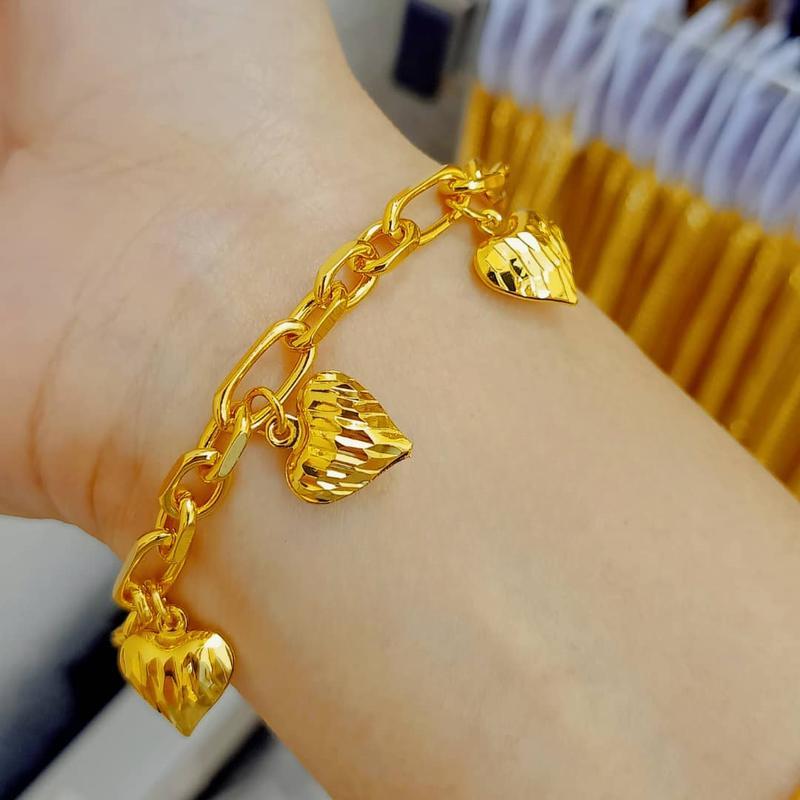 Vòng Tay Dây Chuyền Xích Tay Mạ Vàng, Vàng Bangkok 1