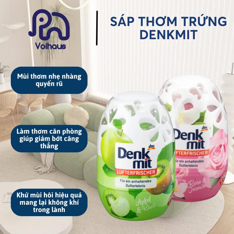 Sáp thơm phòng Denkmit với mùi hương thơm dịu nhẹ, dễ chịu 150 gram hàng nội địa Đức Dầu Thơm Phòng Nước Hoa 1