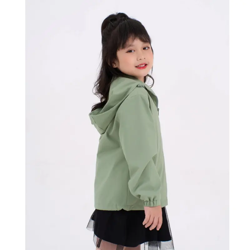 FJHDADBSHOP Áo Gió Cho Bé - Áo Khoác Gió Cho Bé 2 Lớp Cao Cấp Vải Gió Tráng Bạc Chống Nước Chống Gói 1