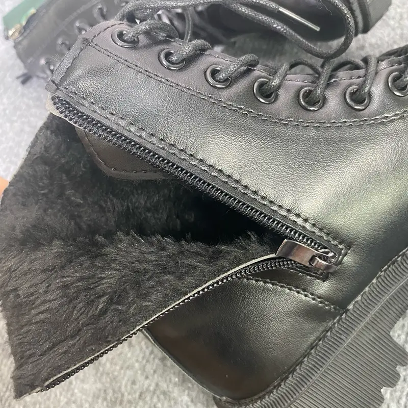 Giày Bốt Nữ Thời Trang Phong Cách Mã 330 Đế Cao 3 Phân Nhẹ Êm Thoáng Khí - Da Mềm Mại - Shoes 5