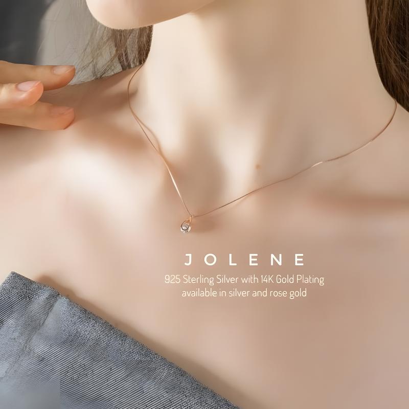 Product Introduction of Dear Me - Jolene Necklace (925 Sterling Silver with 14K Gold Plating) Kalung Wanita 20