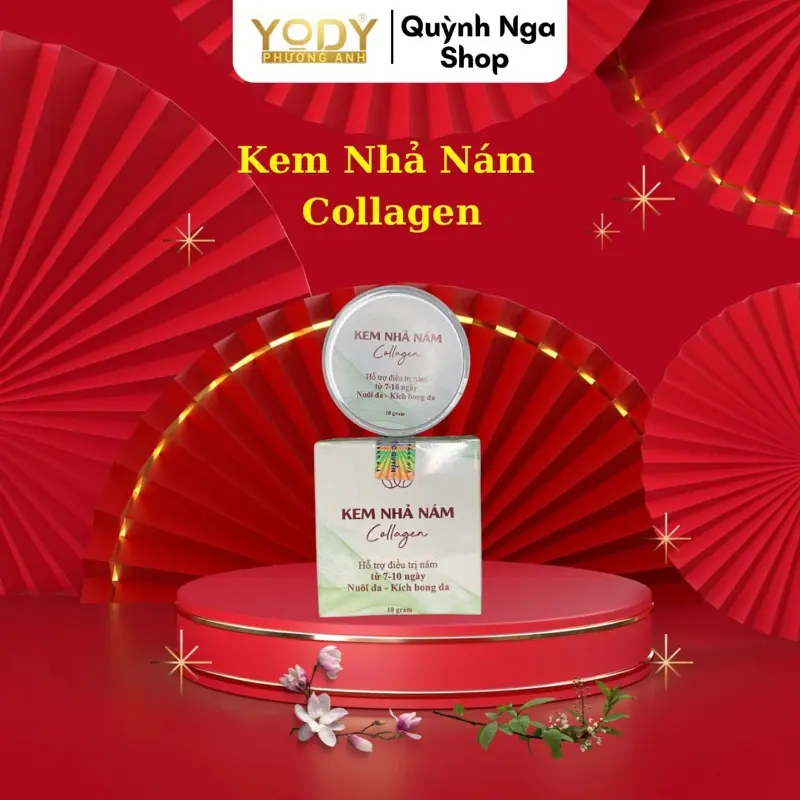 Kem nhả nám  kích bong collagen  10g ho trợ kich bong nha nám