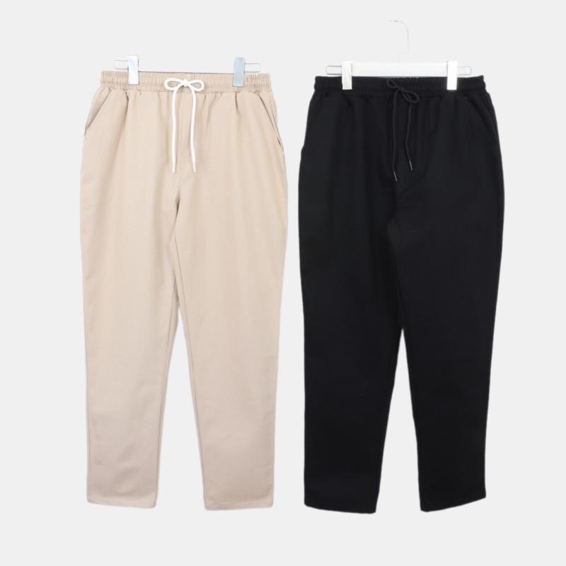 Quần kaki nam Choice PS04 dáng baggy cạp chun dây rút 0