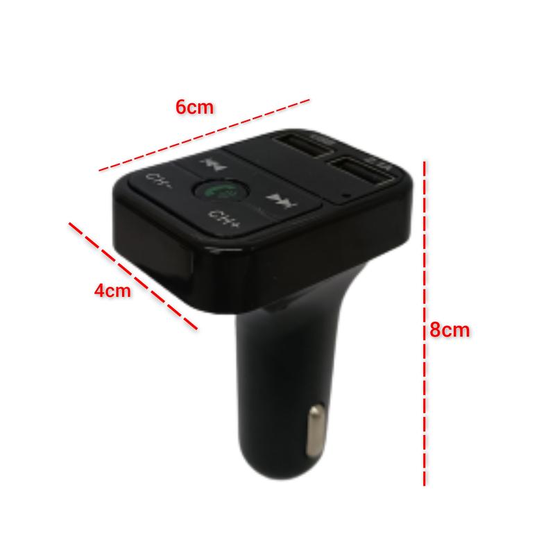 Universal B2 Dual USB Car Charger FM Transmitter Aux Modulator Bluetooth 2