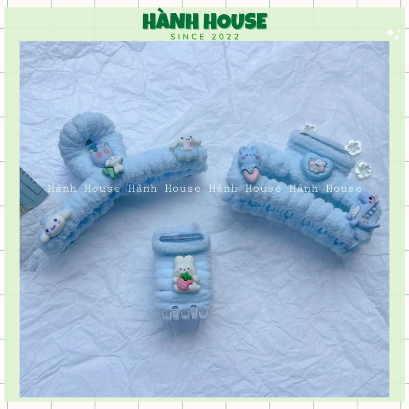 [Combo handmade 1] Set 3 kẹp tóc tự làm bằng len siêu xinh