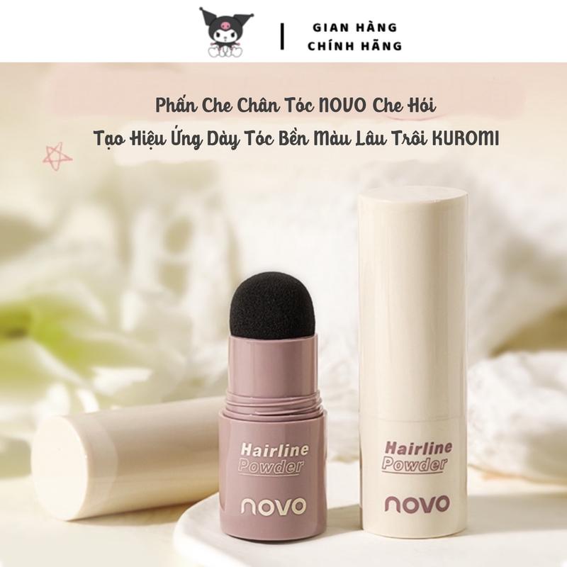 HOT Phấn Che Chân Tóc NOVO Che Hói Tạo Hiệu Ứng Dày Tóc Bền Màu Lâu Trôi KUROMI Cosmetic Mỹ Phẩm