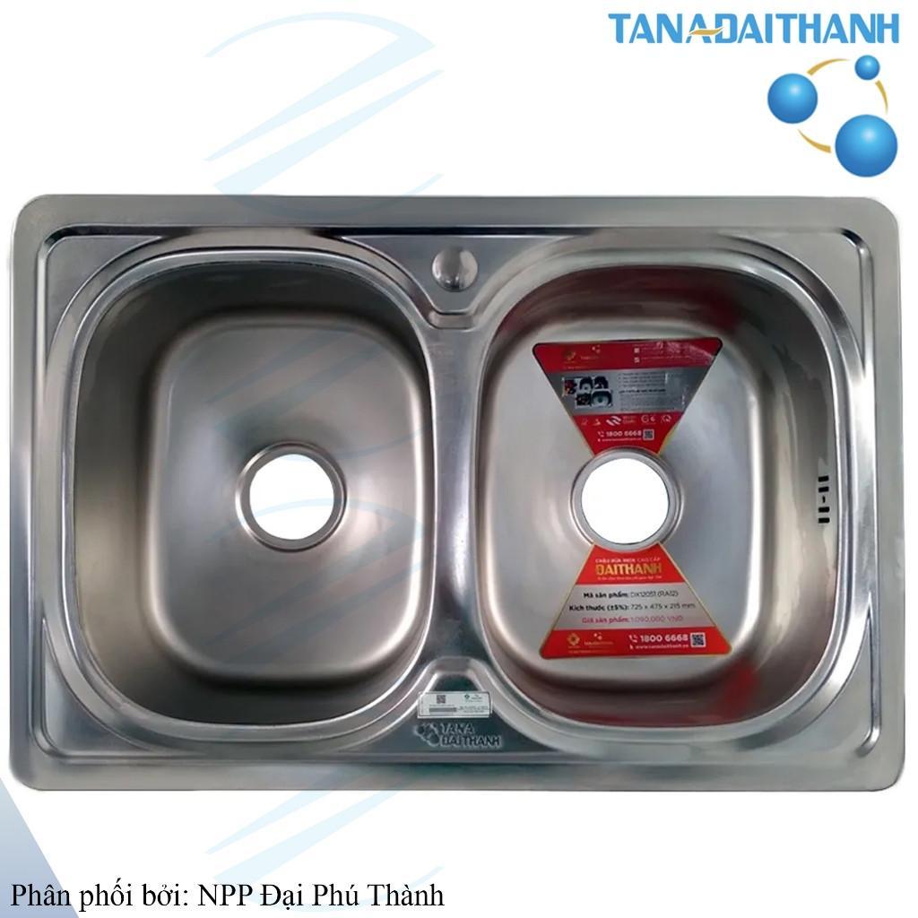 Chậu Rửa Bát Inox Chính Hãng Tân Á Đại Thành Nhiều Kích Thước - Loại 2 hộc, 1 hộc 1 cánh,..Tặng kèm bộ xi phông