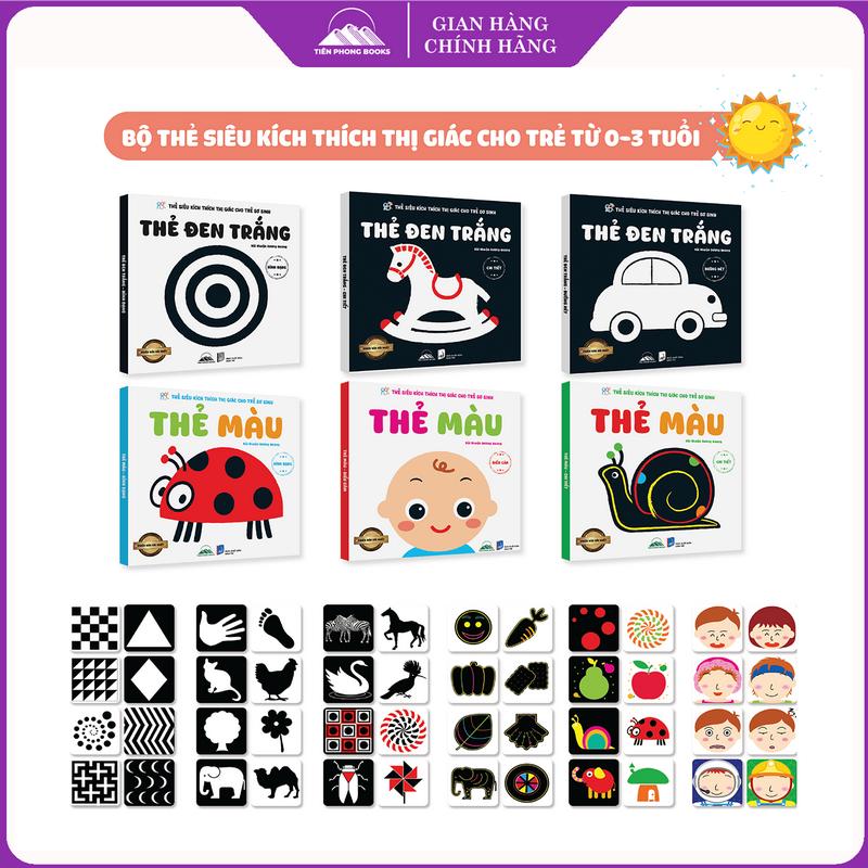 Sách - Thẻ Siêu Kích Thích Thị Giác Cho Trẻ Sơ Sinh - Giúp Bé Phát Triển Toàn Diện