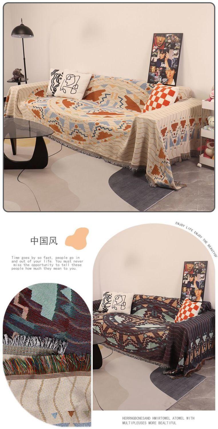 Product Introduction of INS Nordic sofa cover, Internet celebrity cover, all included, dust-proof, suitable for all seasons, universal sofa cover 25