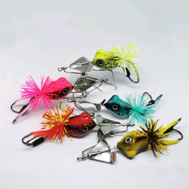Buzzbait Mini Slater Tiktok tektok 7 gram Propeler Berisik Umpan Casting Gabus Snakehead Top Water Ikan 1