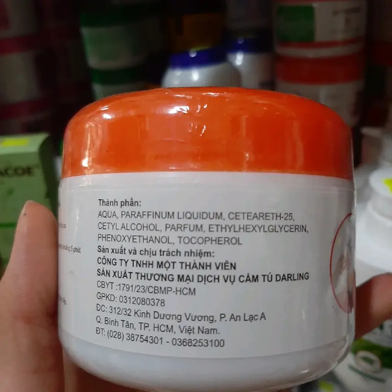 Kem Massage Mặt Vitamin E Giúp Dưỡng Ẩm, Dưỡng Trắng - Cẩm Tú Darling 175g 3