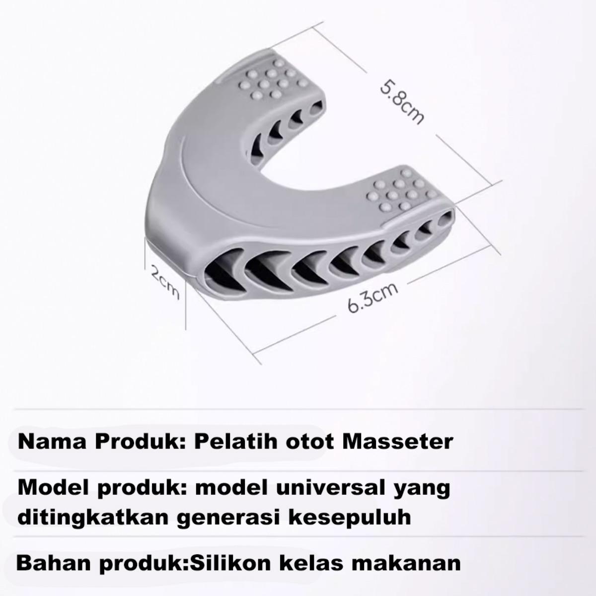 Alat Pijat Wajah Elektrik - Pemijat Silikon V-Shape, Penghilang Double Chin, Perangkat Gym Jawline untuk Kontur Wajah, Lifting & Peremajaan Kulit - untuk Pria & Wanita