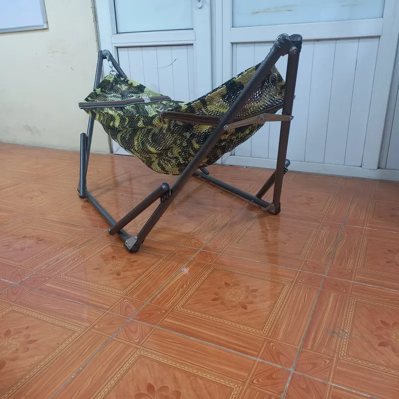 SG-Bộ võng xếp mini dành cho em bé gồm khung võng mini và võng mini 8