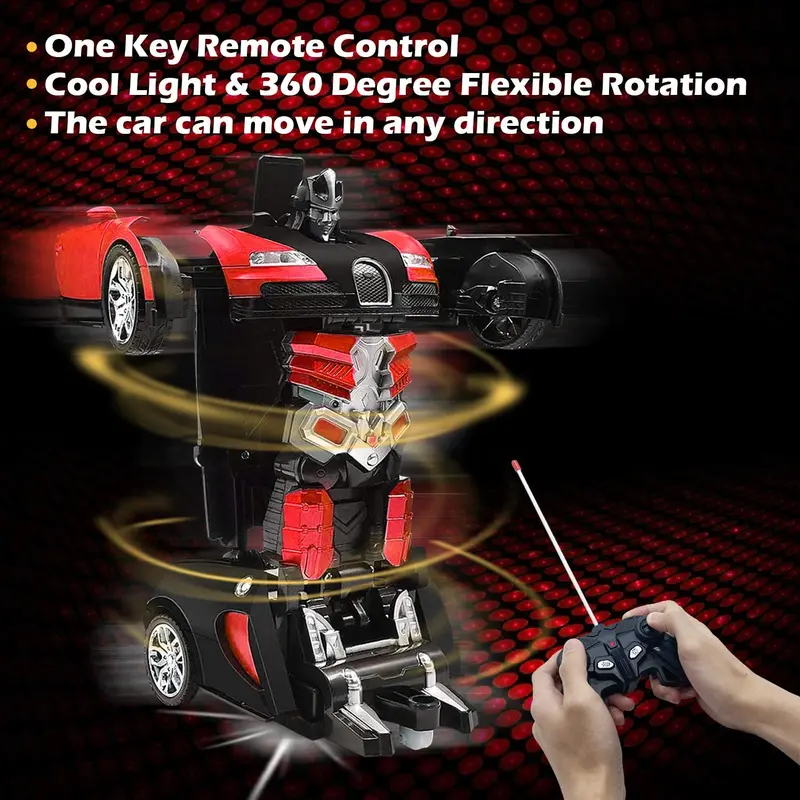 RC TRANSFORMER 1: 18 MOBIL REMOT JADI ROBOT PREMIUM BUGGATI BATERAI CAS/ RC MOBIL REMOTE TRANSFORMER ROBOT/ REMOTE CONTROL MOBIL SPORT CAR ROBOT TRANSFORM/ MAINAN AUTOBOT REMOT KONTROL MOBIL BERUBAH JADI ROBOT/ REMOTE CONTROL CAR MOBIL ROBOT MAINAN ANAK 2