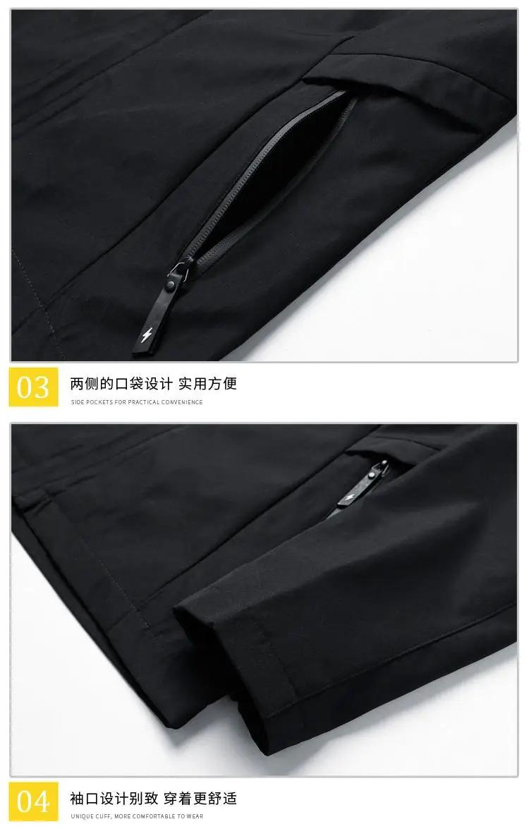 Product Introduction of Casual Men's Hooded Bomber Jacket Windbreaker Coat 2023 Autumn Outwear Menswear Tops Lingerie Longsleeve Pocket Operator 23
