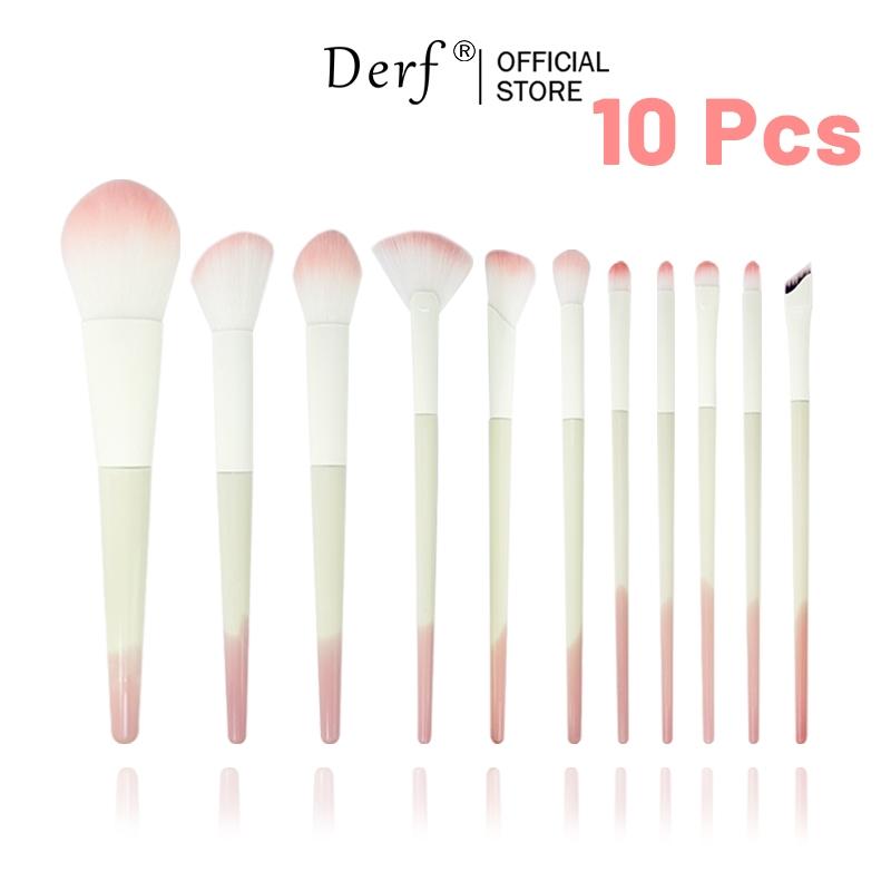 Bộ Cọ Trang Điểm 10 Chiếc Siêu Mềm Cho Phấn Mắt Phấn Má Hồng Và Kem Nền Dụng Cụ Làm Đẹp