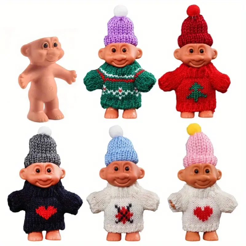 1pc durable troll doll lighter case-portable, anti-fall & cute design-perfect Christmas gift for adults-silicone smoke accessories stocking stuffer