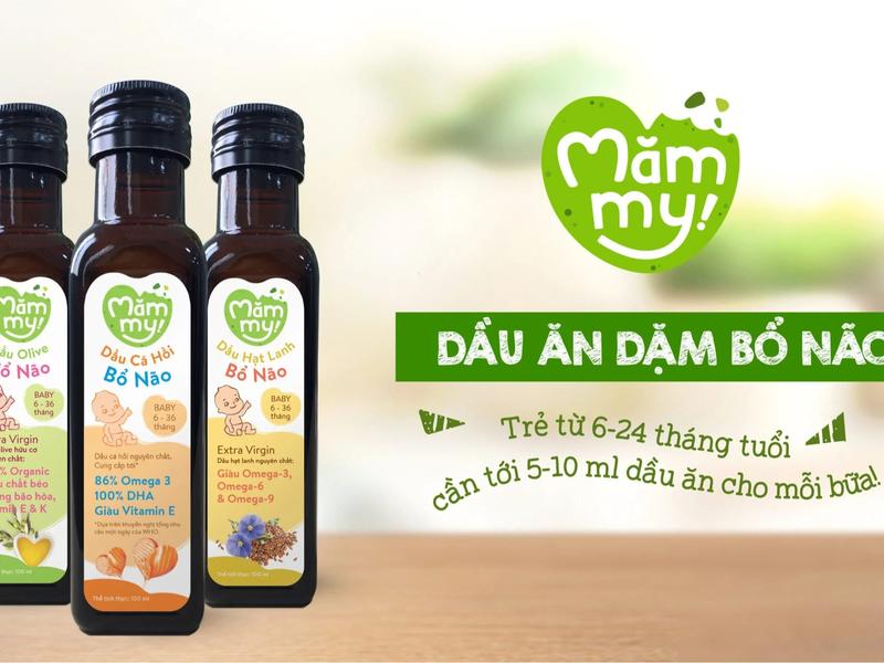 [Date 11/2026] Set 3 dầu ăn dặm bổ não Mămmy(dầu cá hồi-dầu hạt lanh-dầu Olive 30ml) hoặc chai 100ml 4