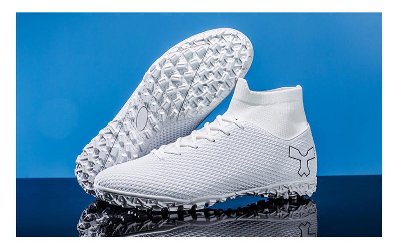 Product Introduction of In Stock Professional Soccer Shoes Teenagers Race Shoes Green Field Combat Boots Men's and Women's Football Boots 47 Soccer Shoes Boys and Girls Teenagers Students TF Broken Nail AG Long Nail Artificial Flat Leather Foot Training Transport 22