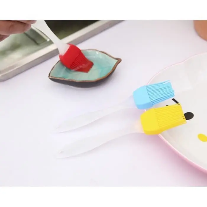 Kuas Silikon Silicone Brush Mentega Barbeque Bumbu Dapur Masak Roti Kue Cake BBQ 2