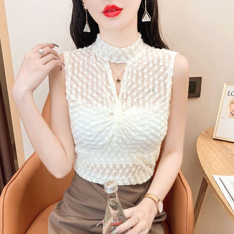 Product Introduction of Áo Yếm Nhồi Bông Đổ Xô, Thiết Kế Xinh Xắn, Phong Cách Độc Đáo Gợi Cảm, Áo Không Tay, Dành Cho Nữ, Thích Hợp Cho Mùa Thu Và Mùa Đông, Hàng Mới Về Top Women Umi 2