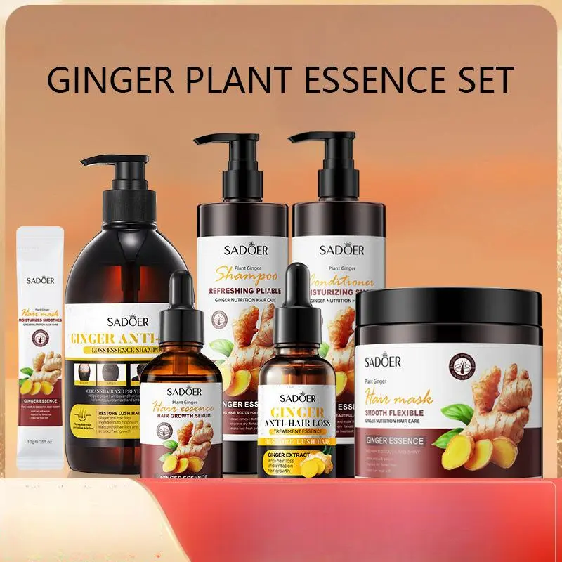 SADOER Ginger Anti-Hair Loss Shampoo Plant-Based Anti-Dandruff Anti-Hair Loss Shampoo