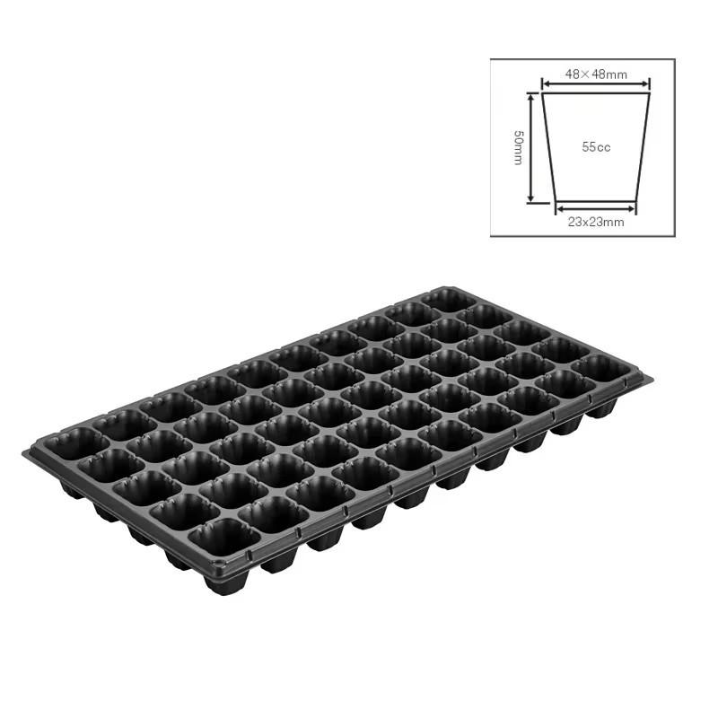 Tray Semai 50 105 128 Lubang 10-40pcs Potray 0.8mm Seedling Tray Dulang Benih Berkualitas Tinggi