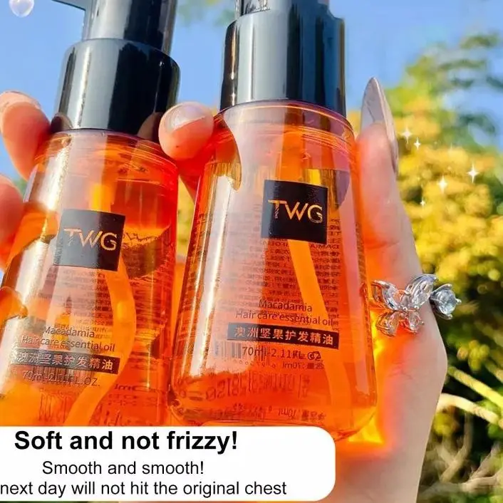 TWG Vitamin Serum Perawatan  Rambut Kering Minyak Argan Haircare Treatment 1